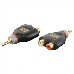 Dap Audio 3.5 Mini Jack  Stereo  to 2 X RCA Female ( Single )